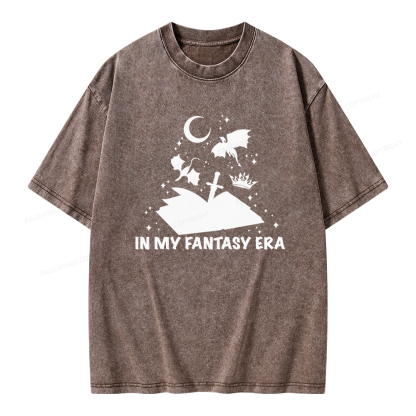 Pagewings In My Fantasy Era Unisex Washed T-shirt