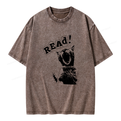 Pagewings Read Unisex Washed T-shirt