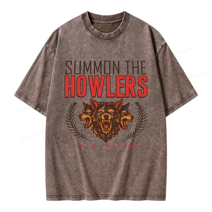 Pagewings Summon the Howlers Unisex Washed T-shirt