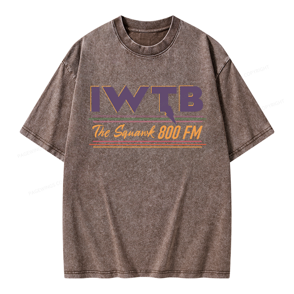 Pagewings I’m With The Banned Unisex Washed T-shirt
