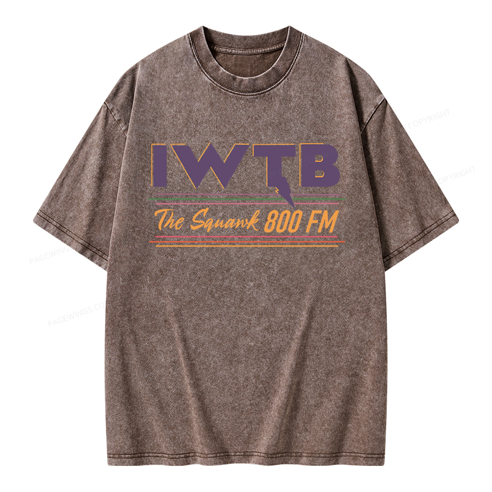 Pagewings I’m With The Banned Unisex Washed T-shirt
