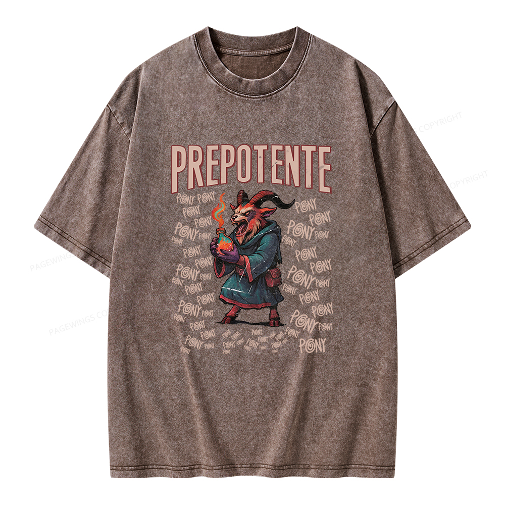 Pagewings Prepotente Unisex Washed T-shirt