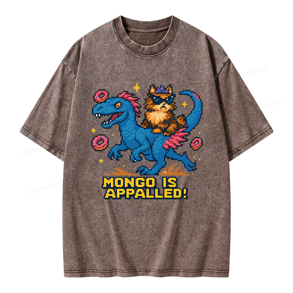 Pagewings Mongo Is Appalled Unisex Washed T-shirt