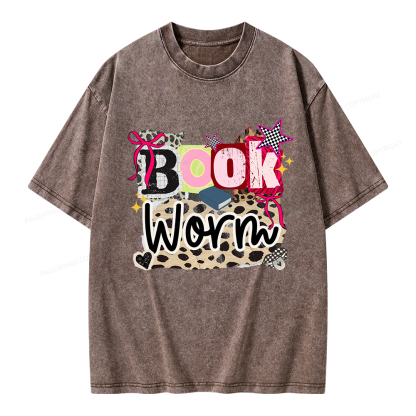 Pagewings Bookworm Unisex Washed T-shirt
