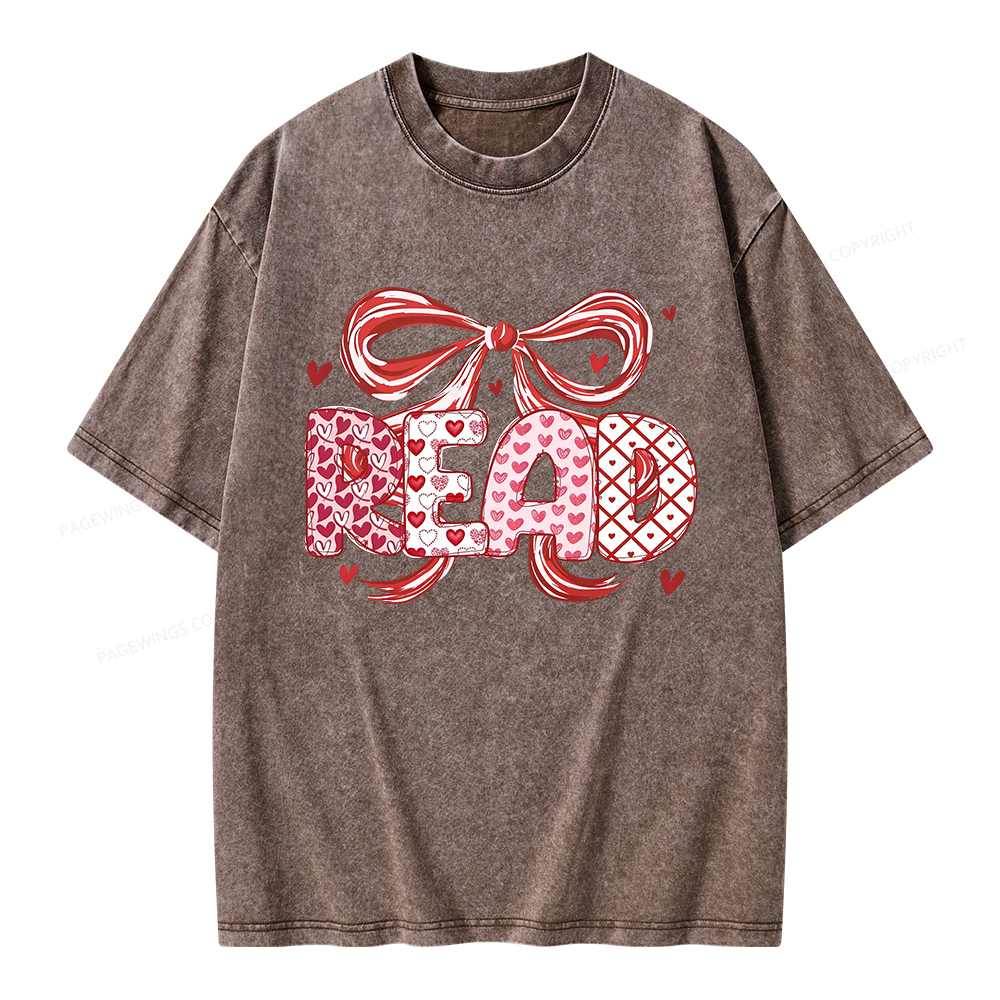Pagewings Read Unisex Washed T-shirt