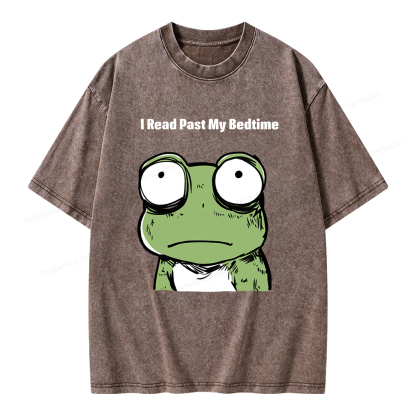 Pagewings I Read Past My Bedtime  Unisex Washed T-shirt