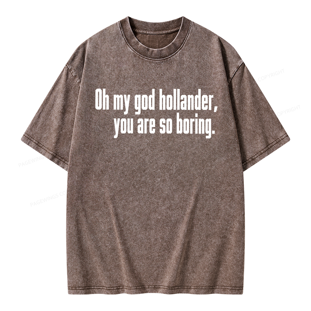 Pagewings So Boring Unisex Washed T-shirt