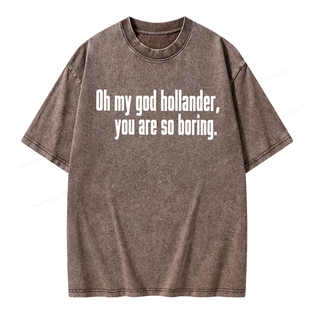 Pagewings So Boring Unisex Washed T-shirt