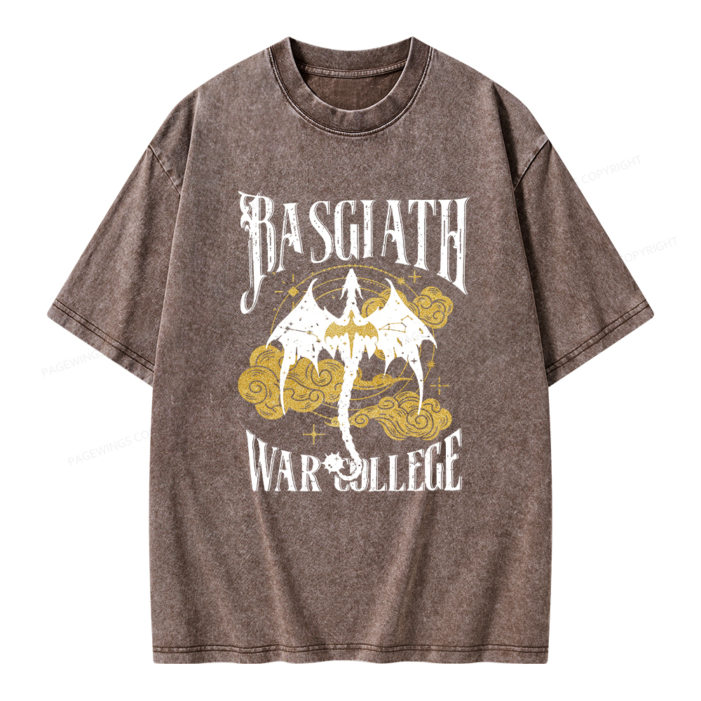 Pagewings Rasgiath Warcollege Unisex Washed T-shirt