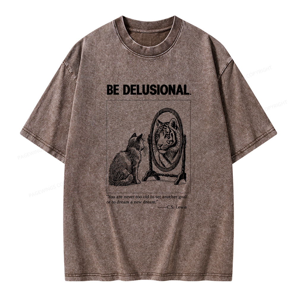 Pagewings You Are Never Too Old To Set Another Goal  Unisex Washed T-shirt