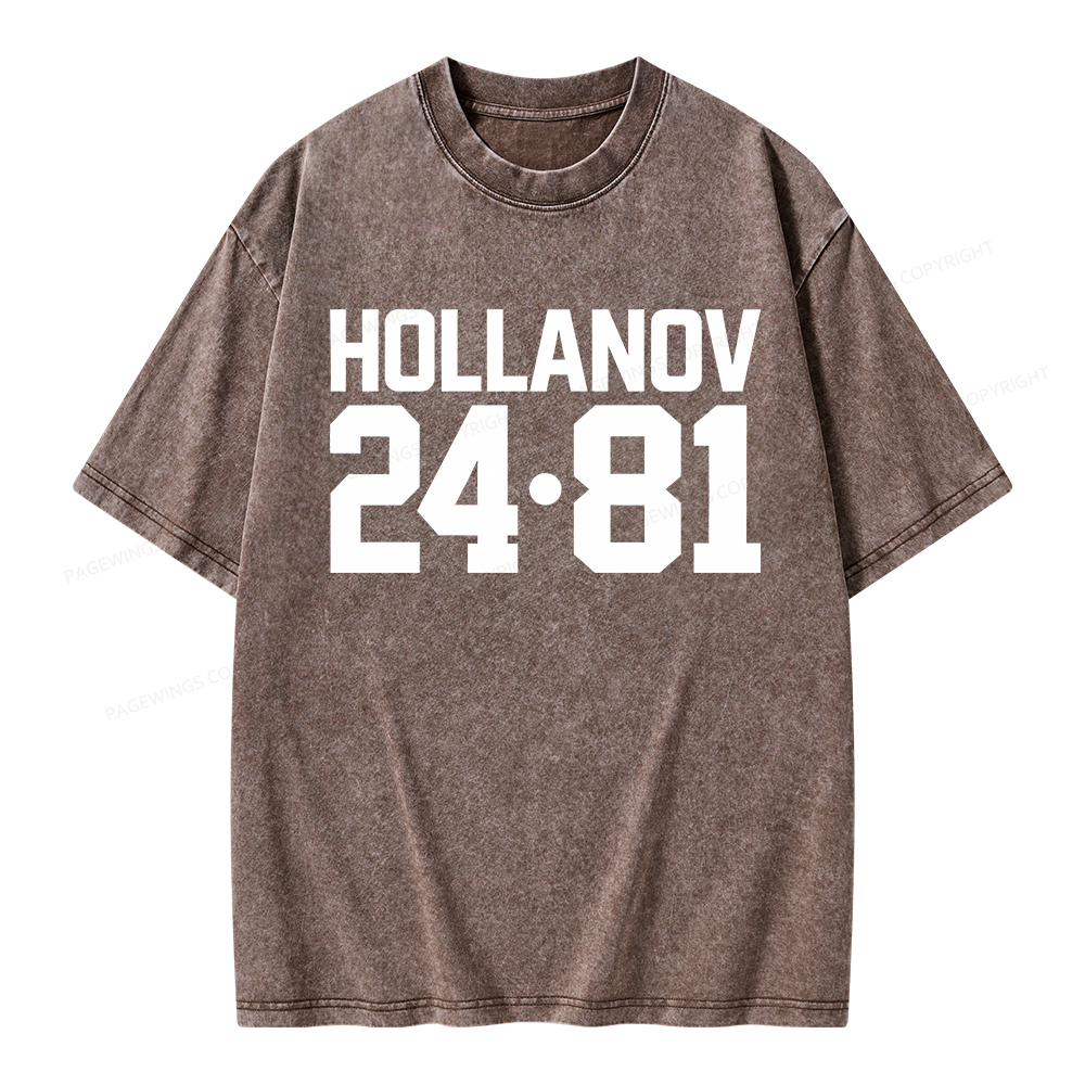 Pagewings Romance Numbers Unisex Washed T-shirt