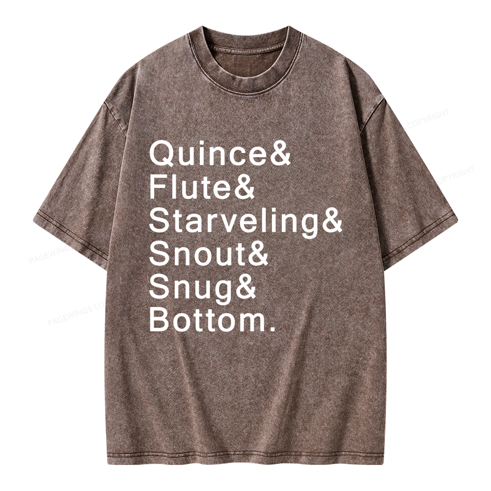 Pagewings The Mechanicals Unisex Washed T-shirt