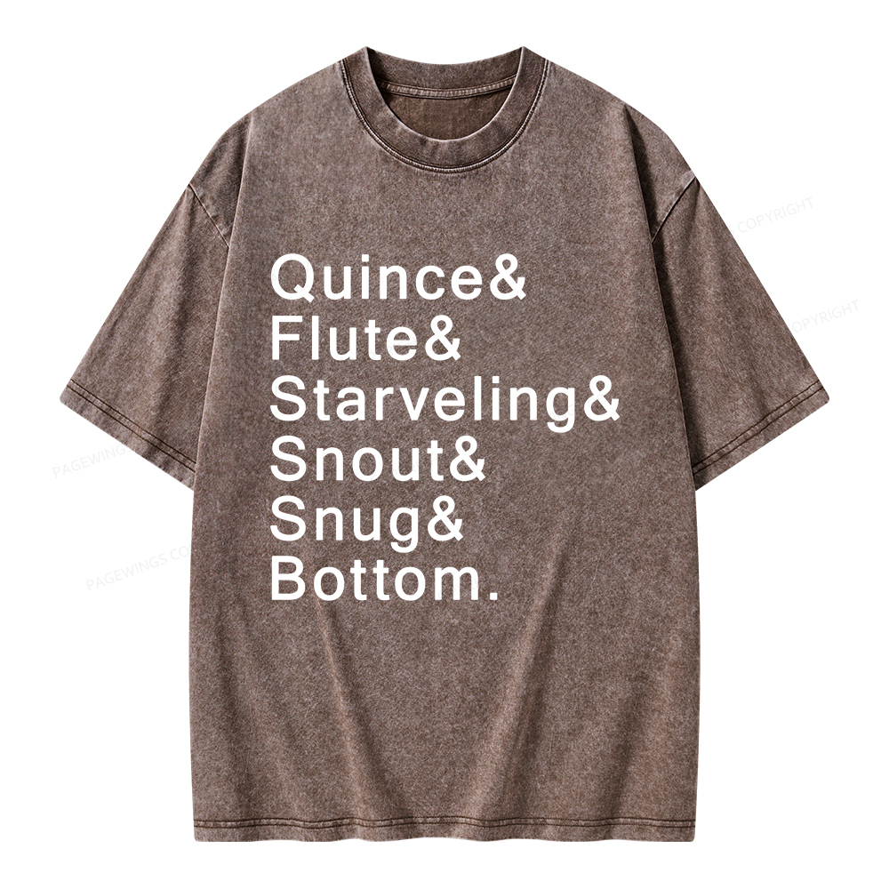 Pagewings The Mechanicals Unisex Washed T-shirt