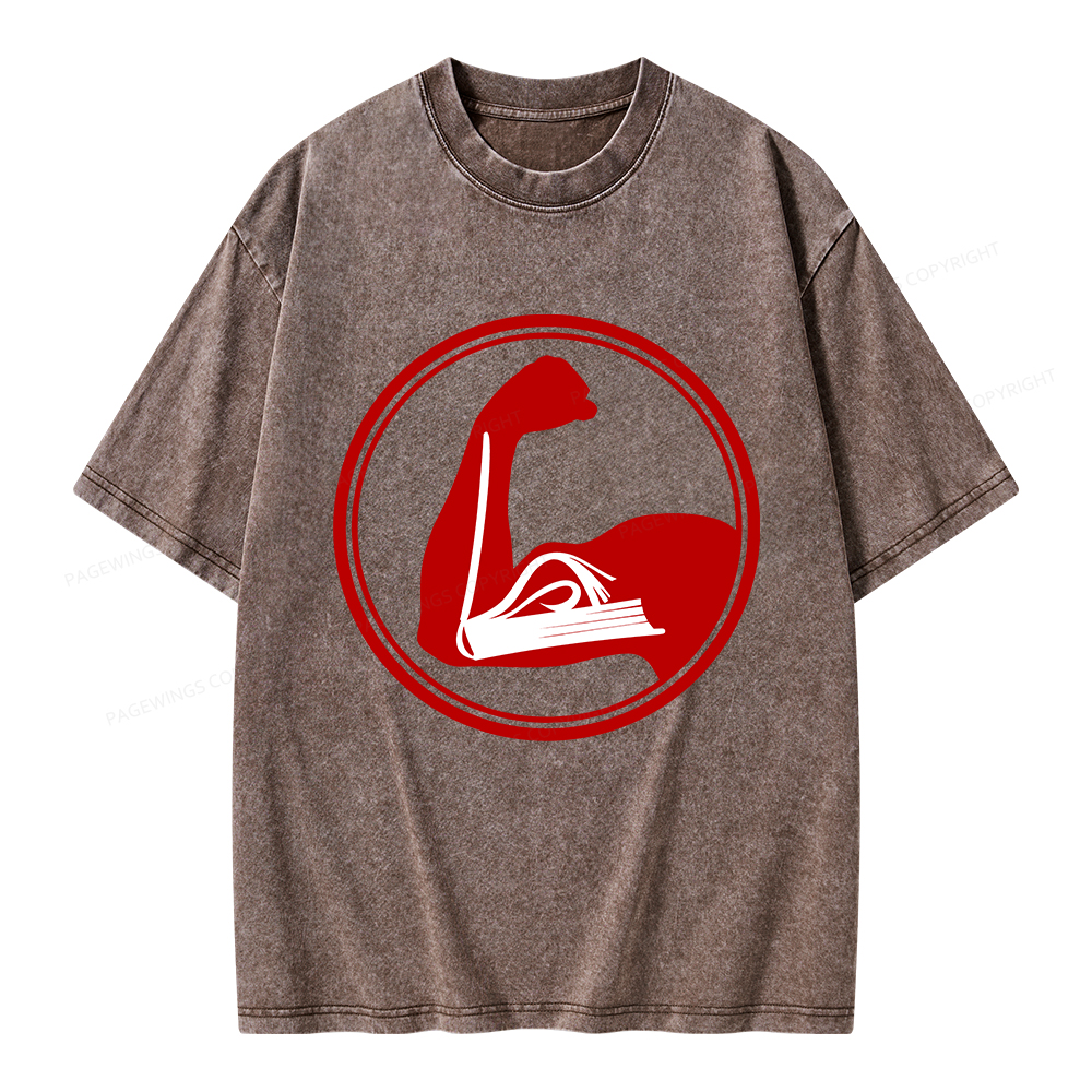 Pagewings Book Lovers Unisex Washed T-shirt