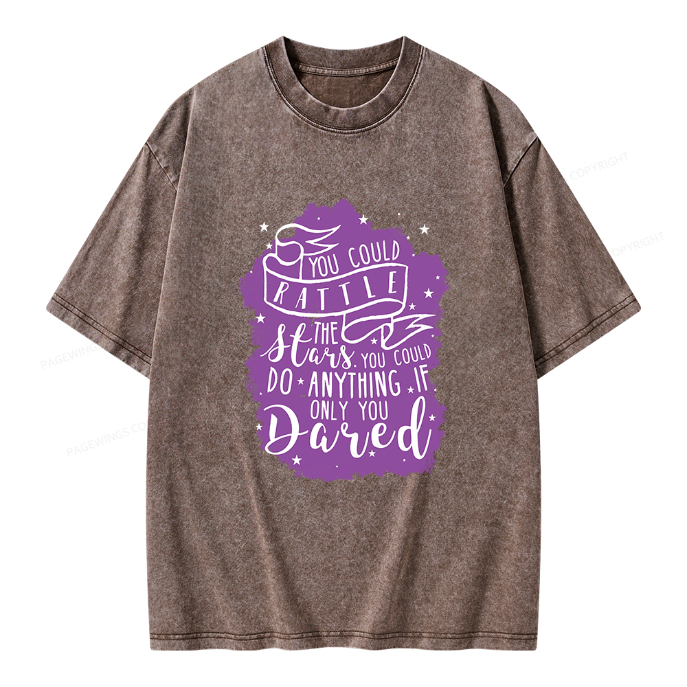 Pagewings Rattle The Stars Unisex Washed T-shirt