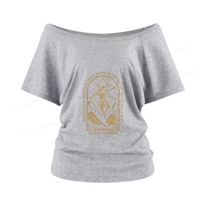 Pagewings Truthless of Shinovar Women Off Shoulder T-shirts