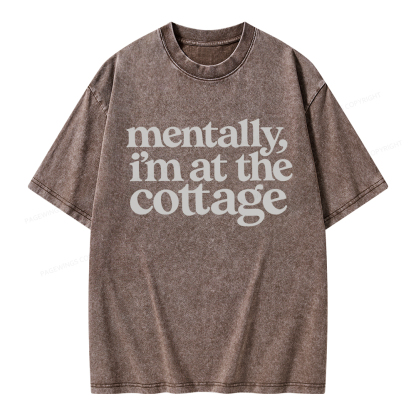 Pagewings At The Cottage Unisex Washed T-shirt