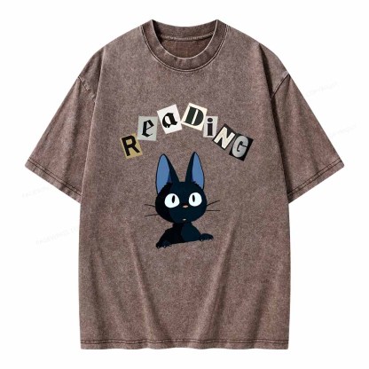 Pagewings Reading Unisex Washed T-shirt