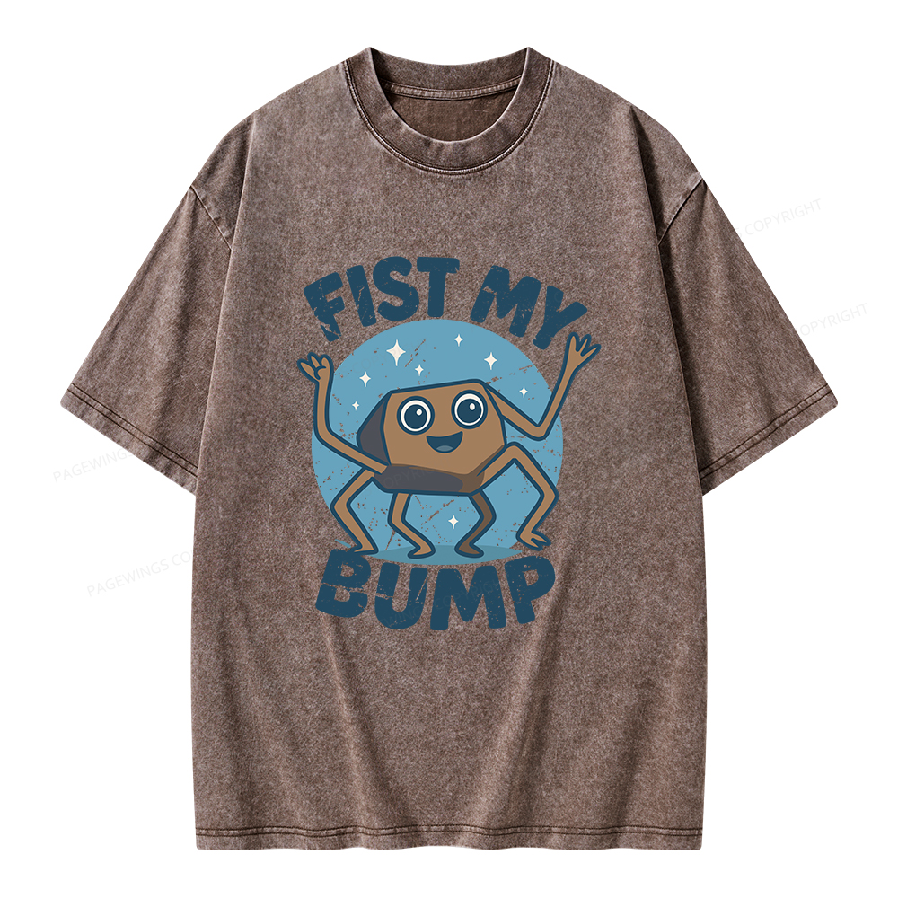 Pagewings Fist My Bump Unisex Washed T-shirt