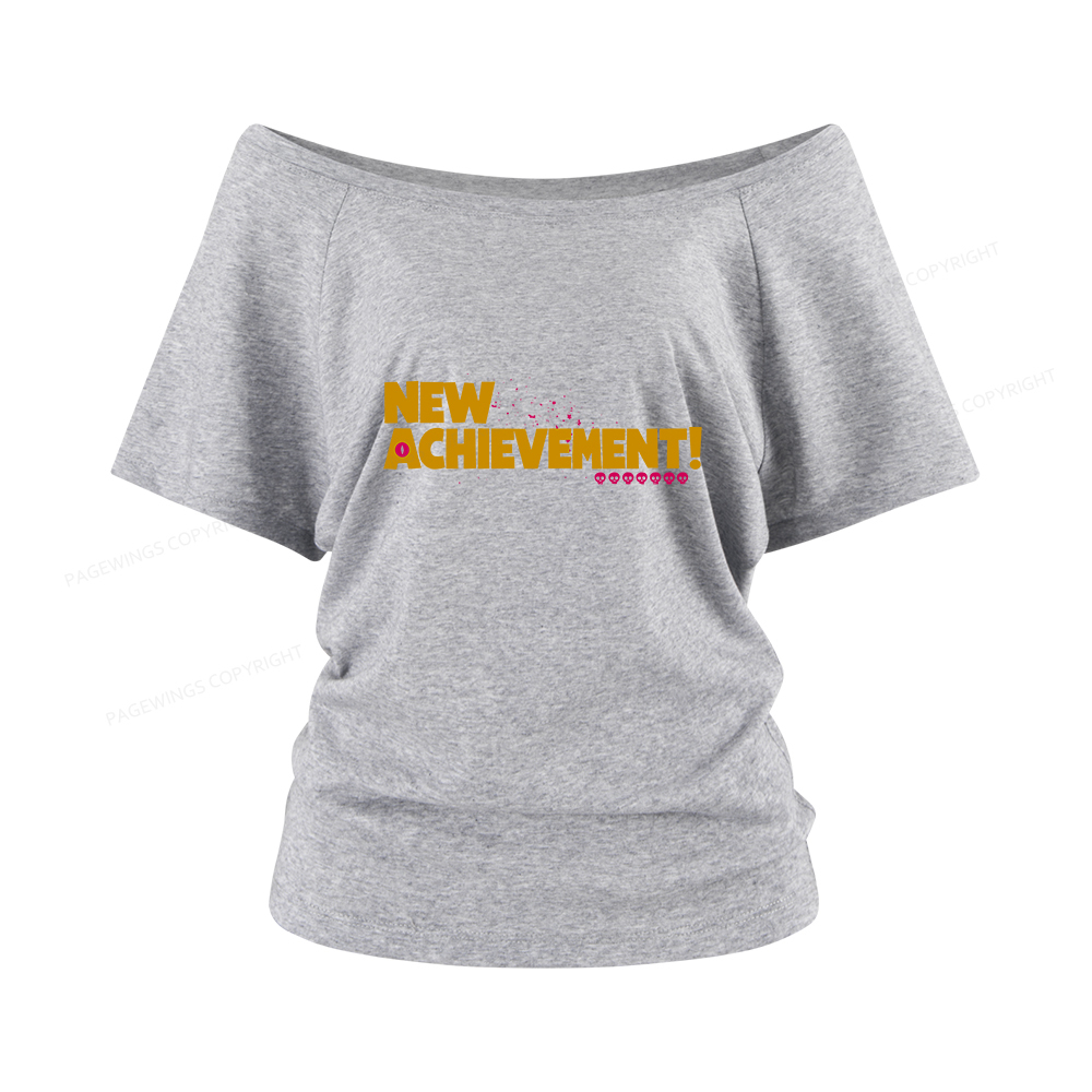Pagewings New Achievement  Women Off Shoulder T-shirts