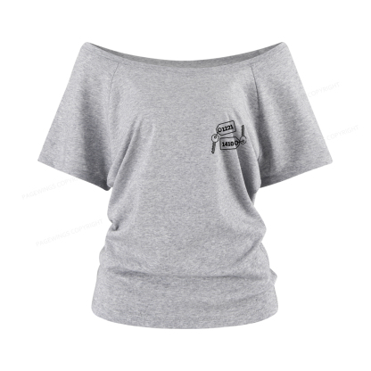 Pagewings Room Numbers Women Off Shoulder T-shirts