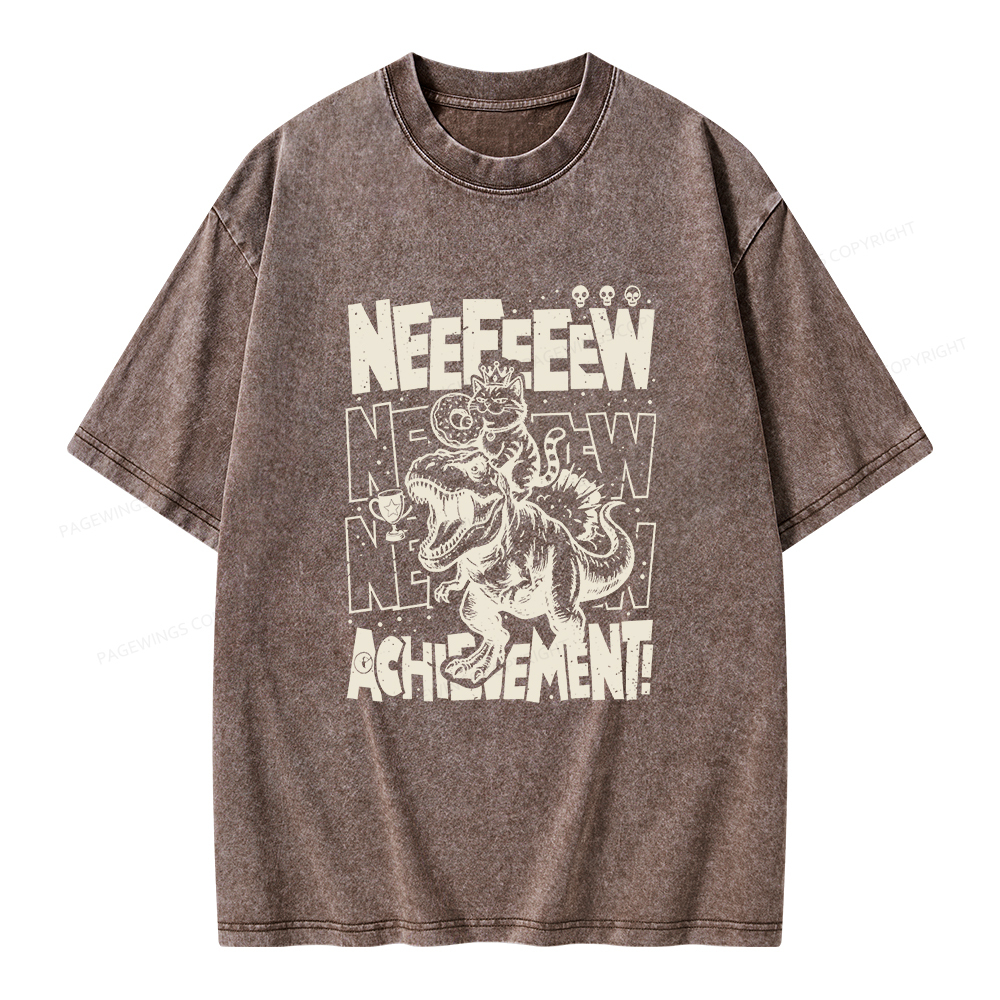Pagewings New Achievement Book Unisex Washed T-shirt
