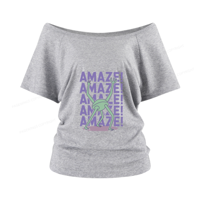 Pagewings Rocky Amaze Women Off Shoulder T-shirts