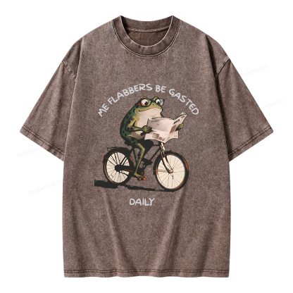 Pagewings Me Flabbers Be Gasted Daily Unisex Washed T-shirt