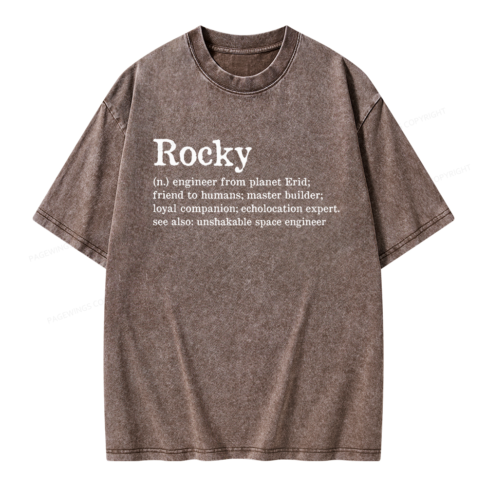 Pagewings Rocky Unisex Washed T-shirt