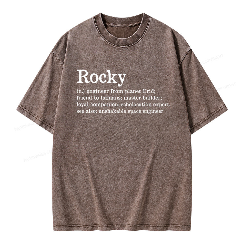 Pagewings Rocky Unisex Washed T-shirt