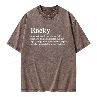 Pagewings Rocky Unisex Washed T-shirt
