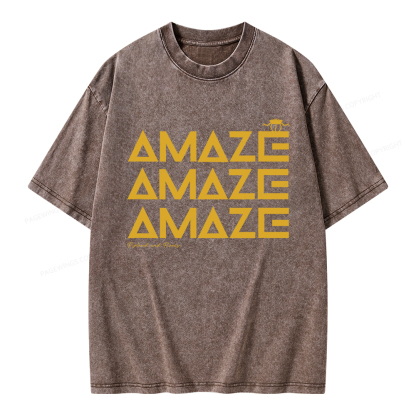 Pagewings Amaze Unisex Washed T-shirt