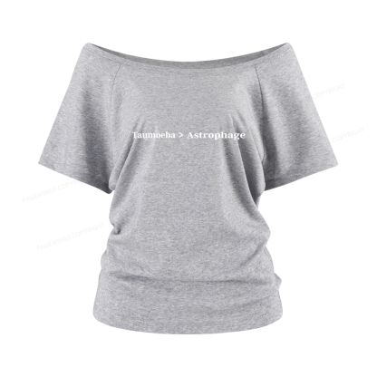Pagewings Taumoeba Astrophage Women Off Shoulder T-shirts