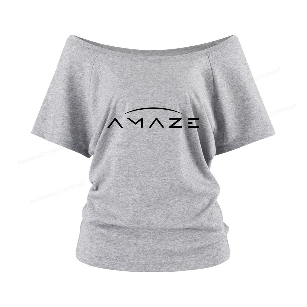 Pagewings Amaze Women Off Shoulder T-shirts
