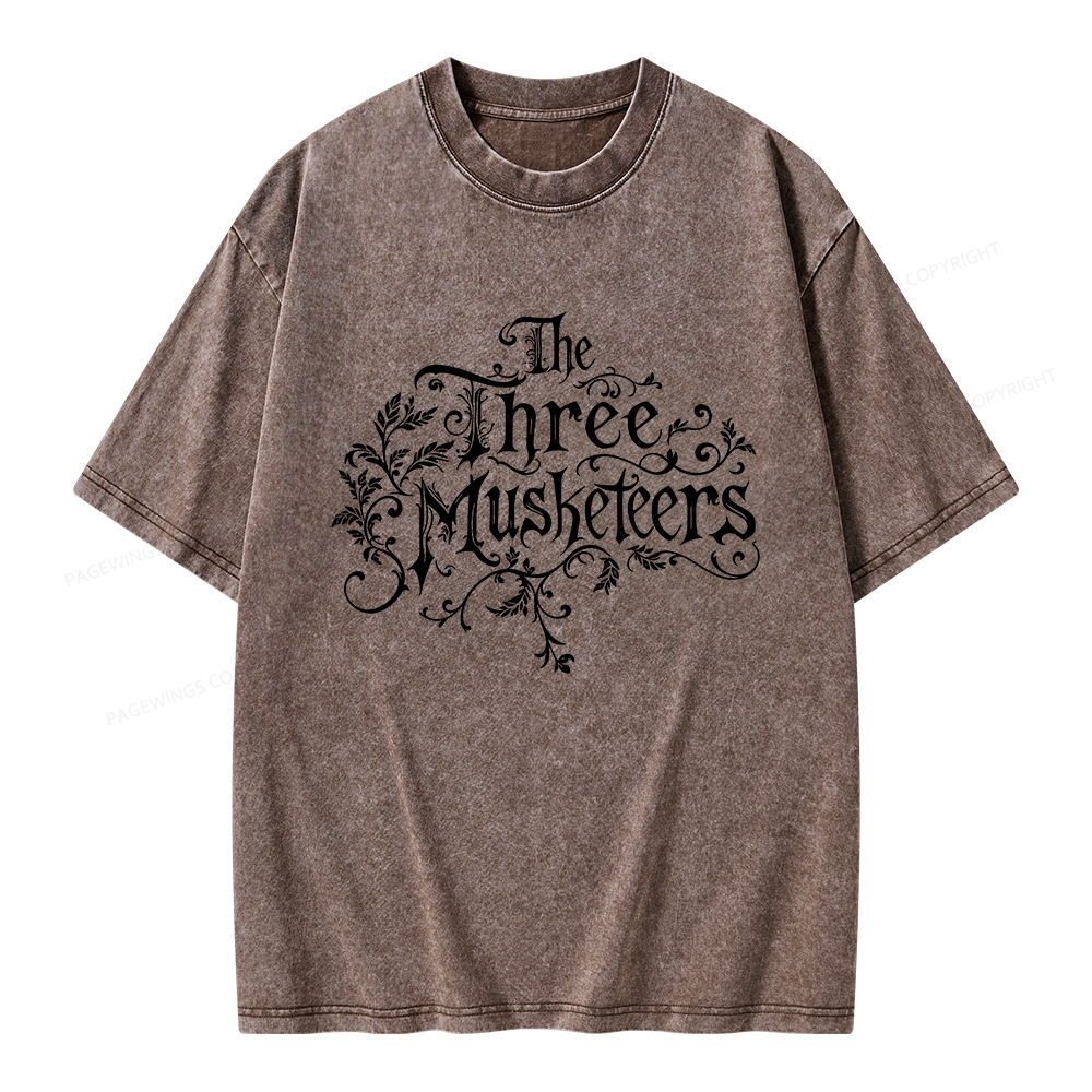 Pagewings Musketeers Unisex Washed T-shirt