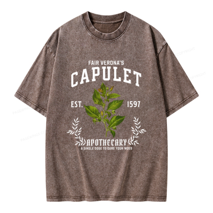 Pagewings Capulet Unisex Washed T-shirt