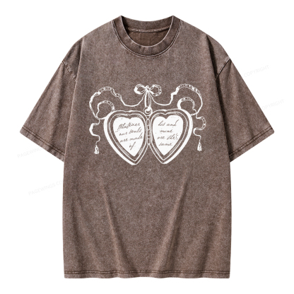 Pagewings Whatever Our Souls Are Made Of Unisex Washed T-shirt