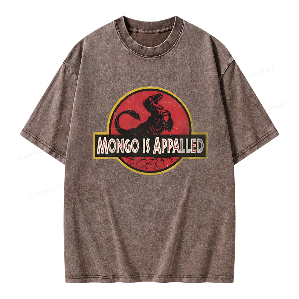 Pagewings Mongo Is Appalled Unisex Washed T-shirt
