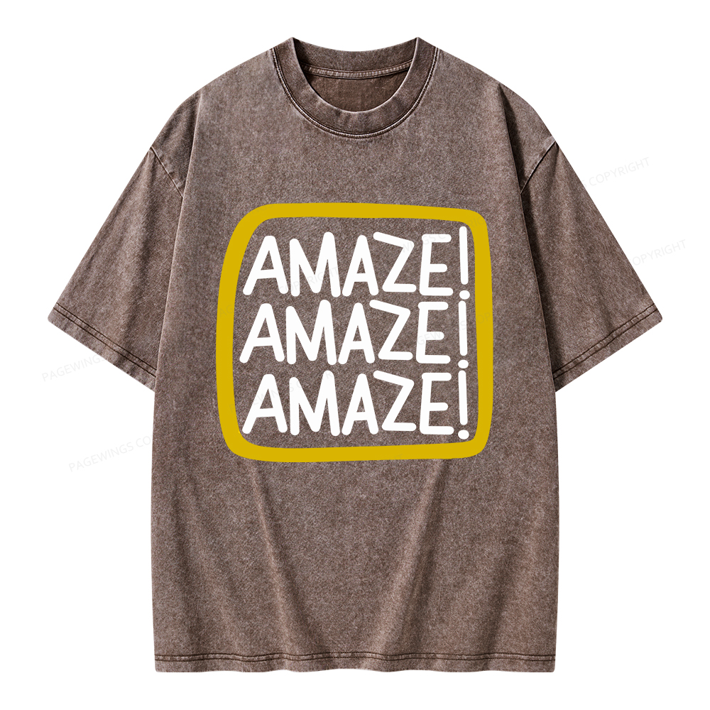 Pagewings Amaze Unisex Washed T-shirt