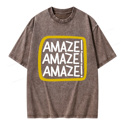 Pagewings Amaze Unisex Washed T-shirt