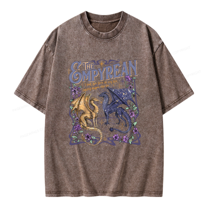Pagewings Dragon Riders Unisex Washed T-shirt
