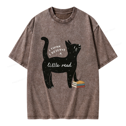 Pagewings Little Read Unisex Washed T-shirt