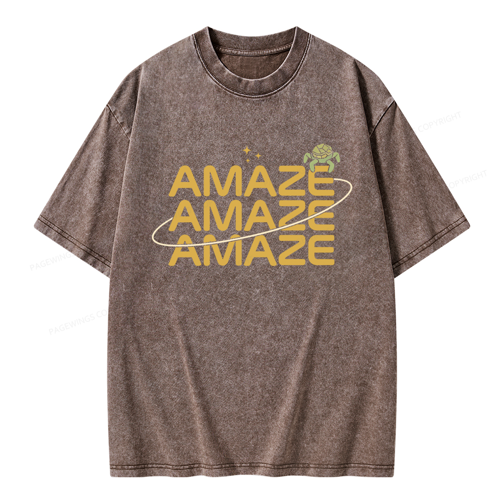 Pagewings Amaze Unisex Washed T-shirt