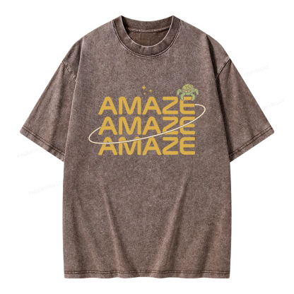 Pagewings Amaze Unisex Washed T-shirt