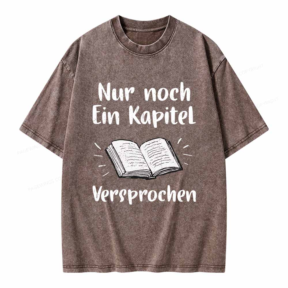 Pagewings Book on Unisex Tie Dye T-Shirt Unisex Washed T-shirt