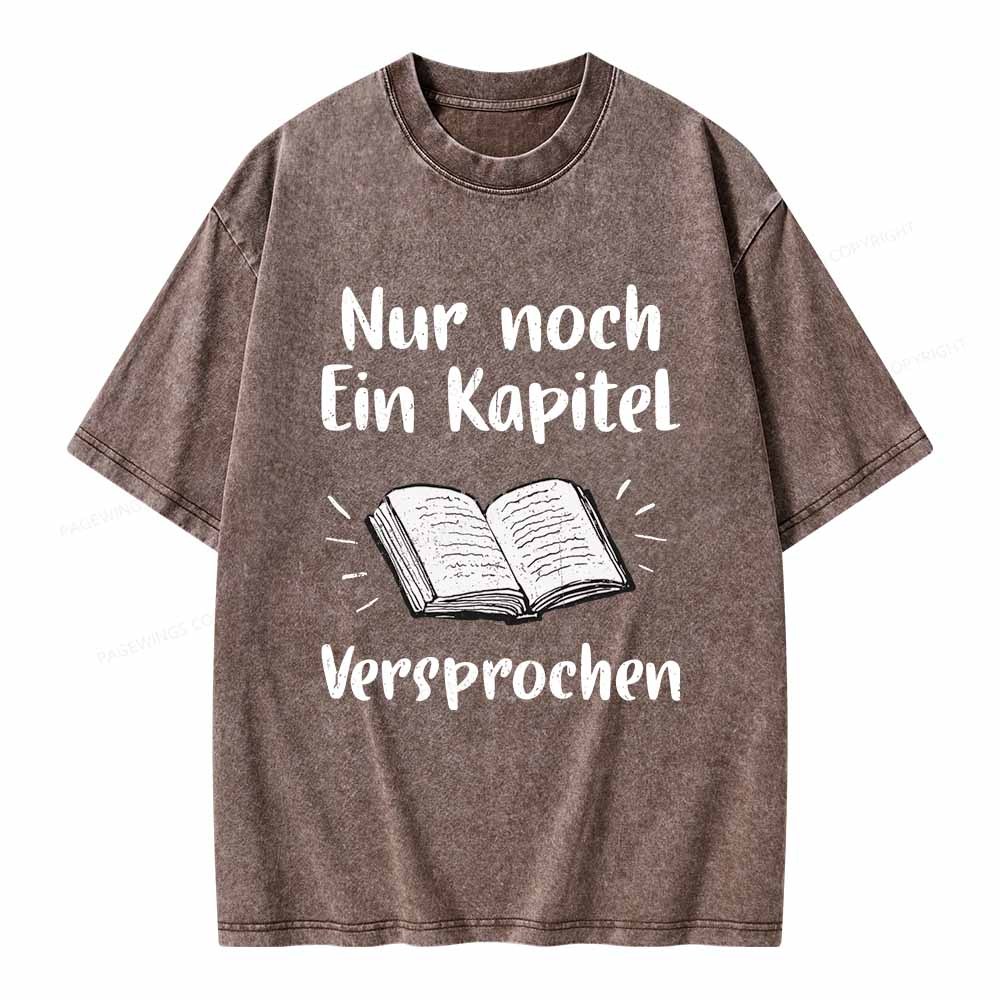 Pagewings Book on Unisex Tie Dye T-Shirt Unisex Washed T-shirt