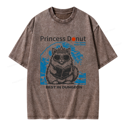 Pagewings Princess Donut Unisex Washed T-shirt