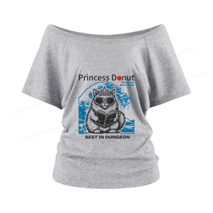 Pagewings Princess Donut Women Off Shoulder T-shirts