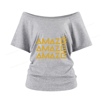 Pagewings Amaze Women Off Shoulder T-shirts