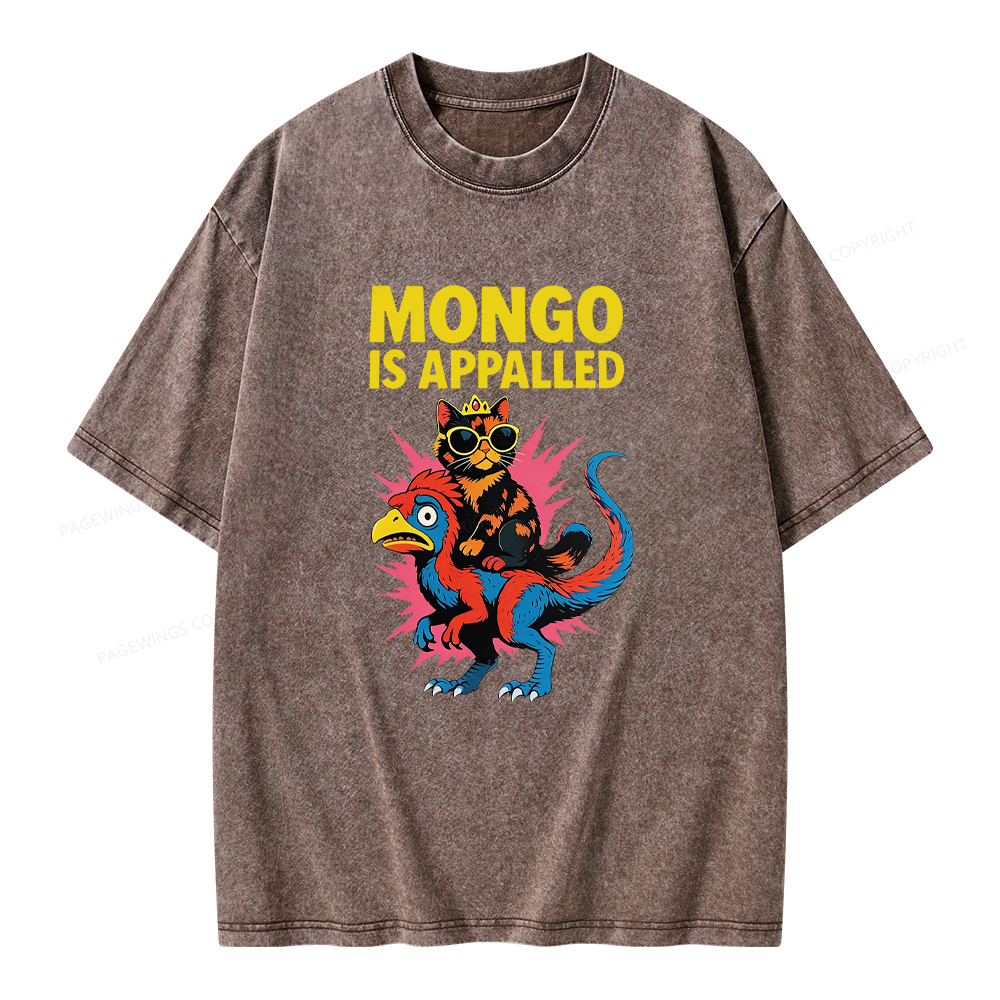 Pagewings Mongo Is Appalled Unisex Washed T-shirt